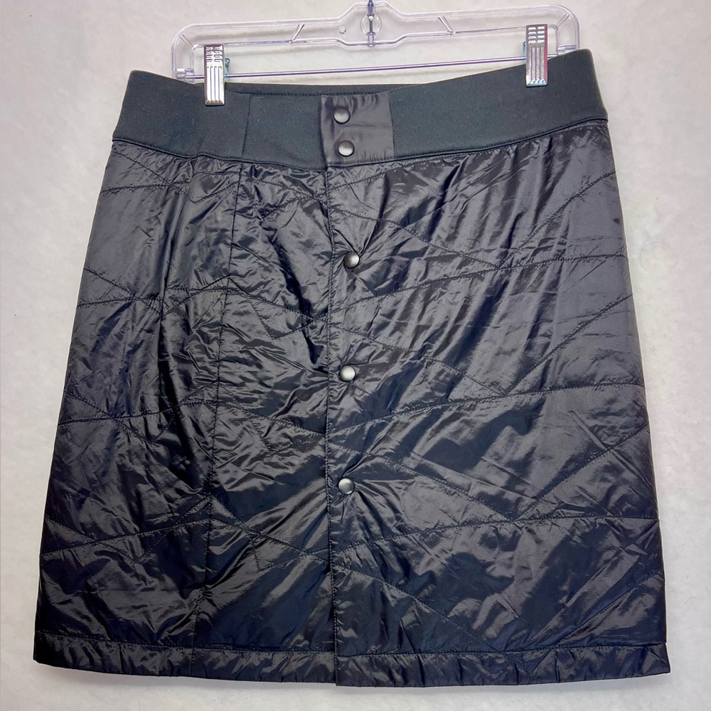 L.L. Bean Women's Insulated Black Puffer Ski Skirt Size 6‎